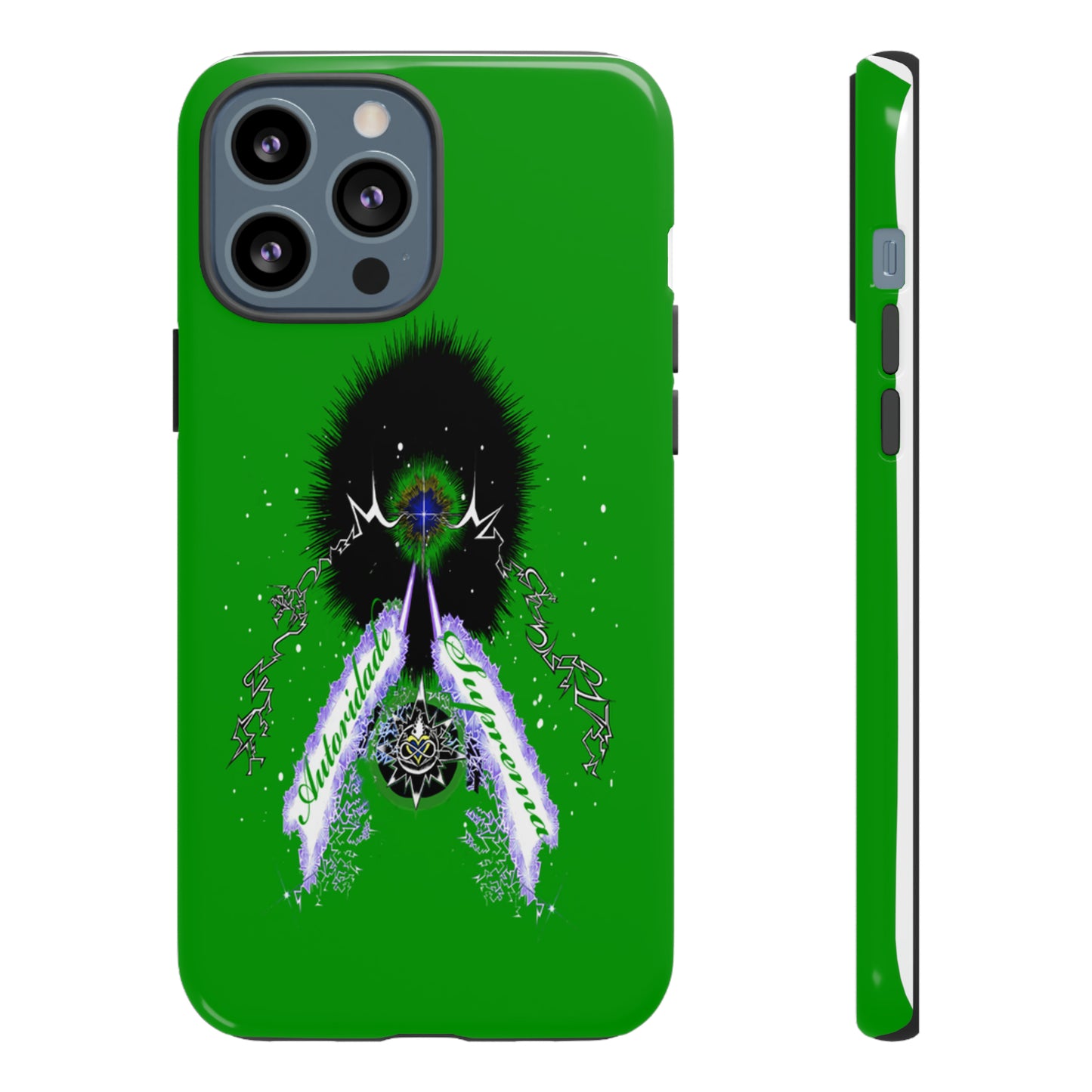 Autoridade Suprema  -Portuguese -Green-Iphone only! Tough Cases