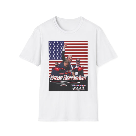 Trump Never Surrender 2 Unisex Softstyle T-Shirt