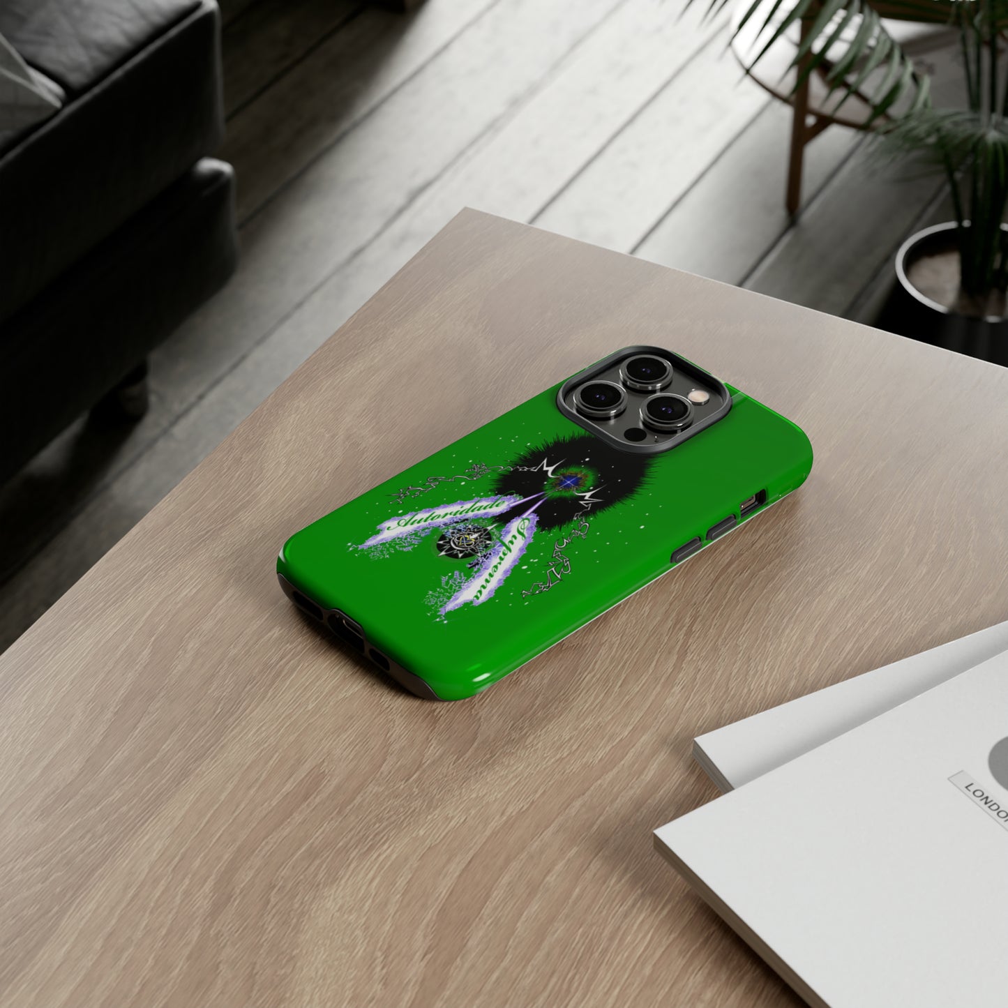 Autoridade Suprema  -Portuguese -Green-Iphone only! Tough Cases