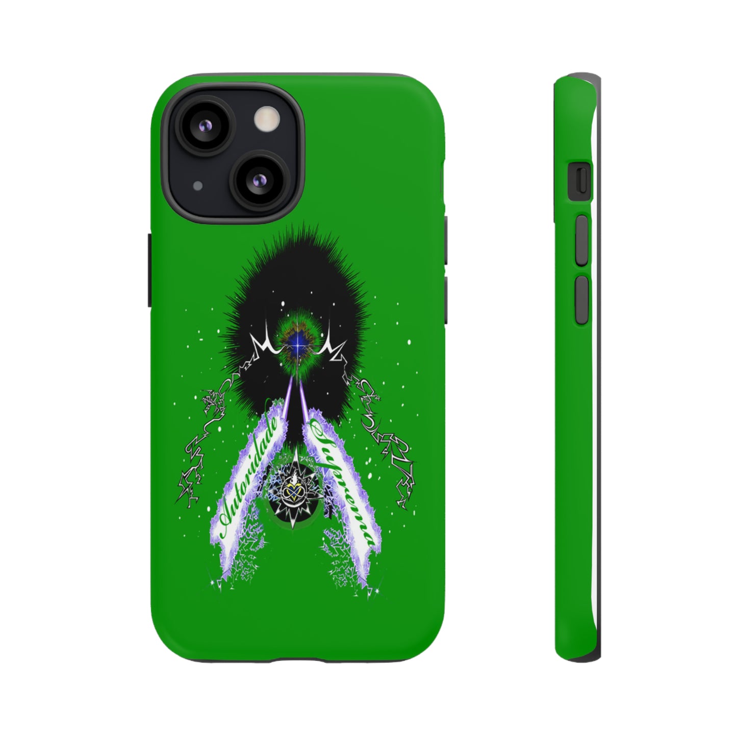 Autoridade Suprema  -Portuguese -Green-Iphone only! Tough Cases