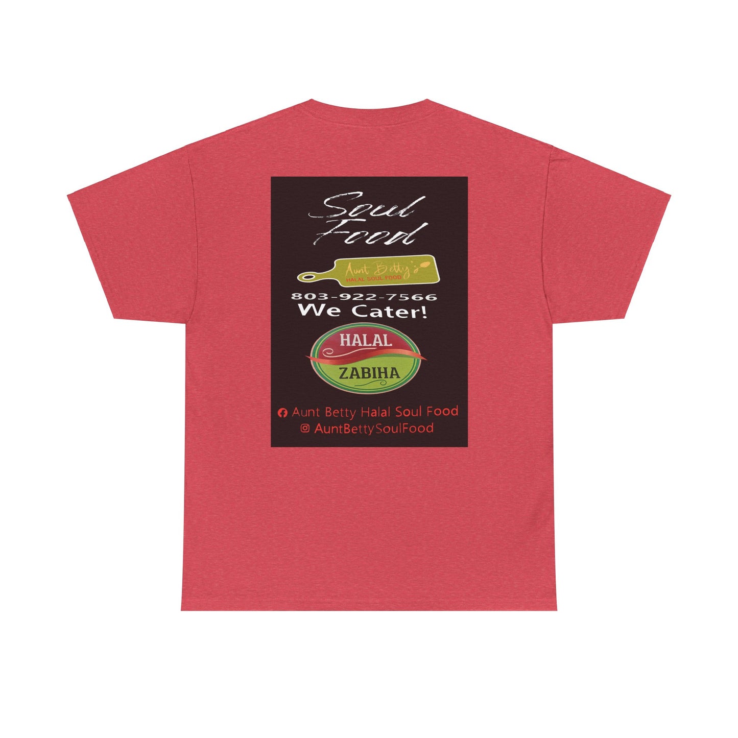 Aunt Betty's Soul Food Custom  - Unisex Heavy Cotton Tee