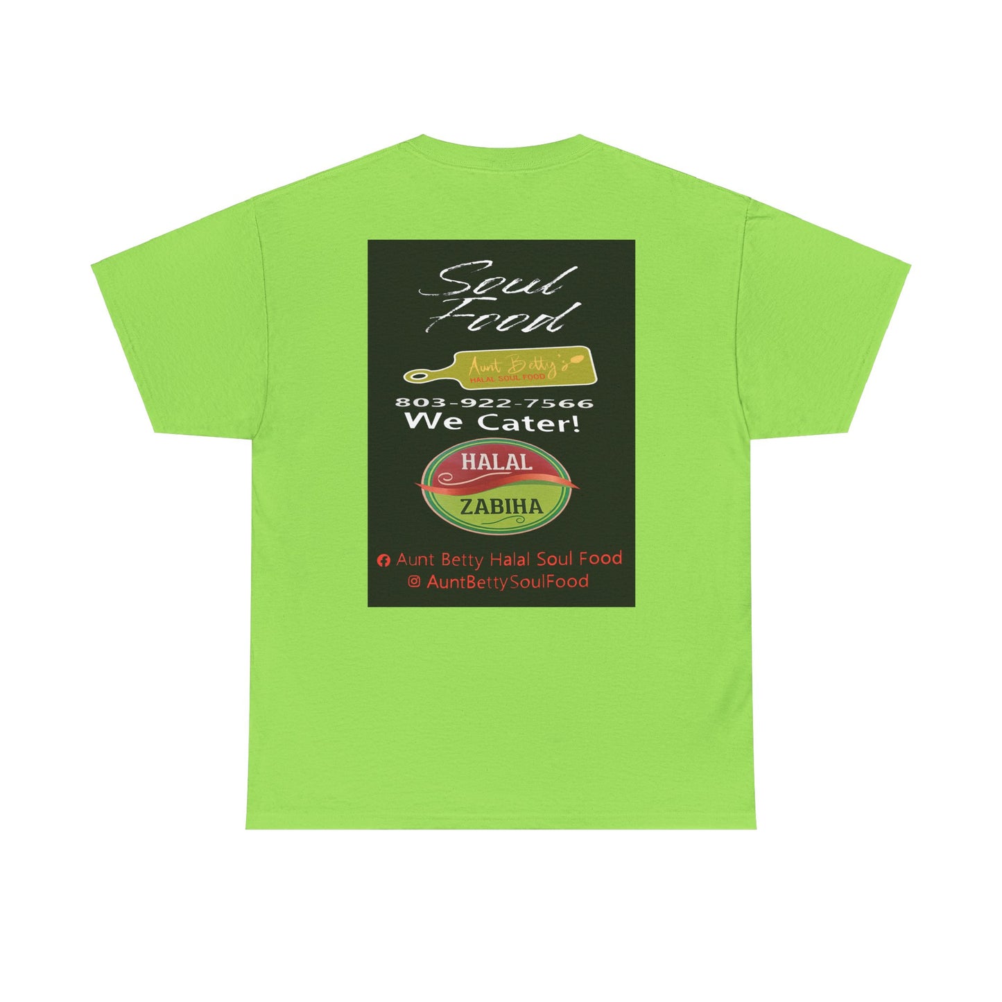 Aunt Betty's Soul Food Custom  - Unisex Heavy Cotton Tee