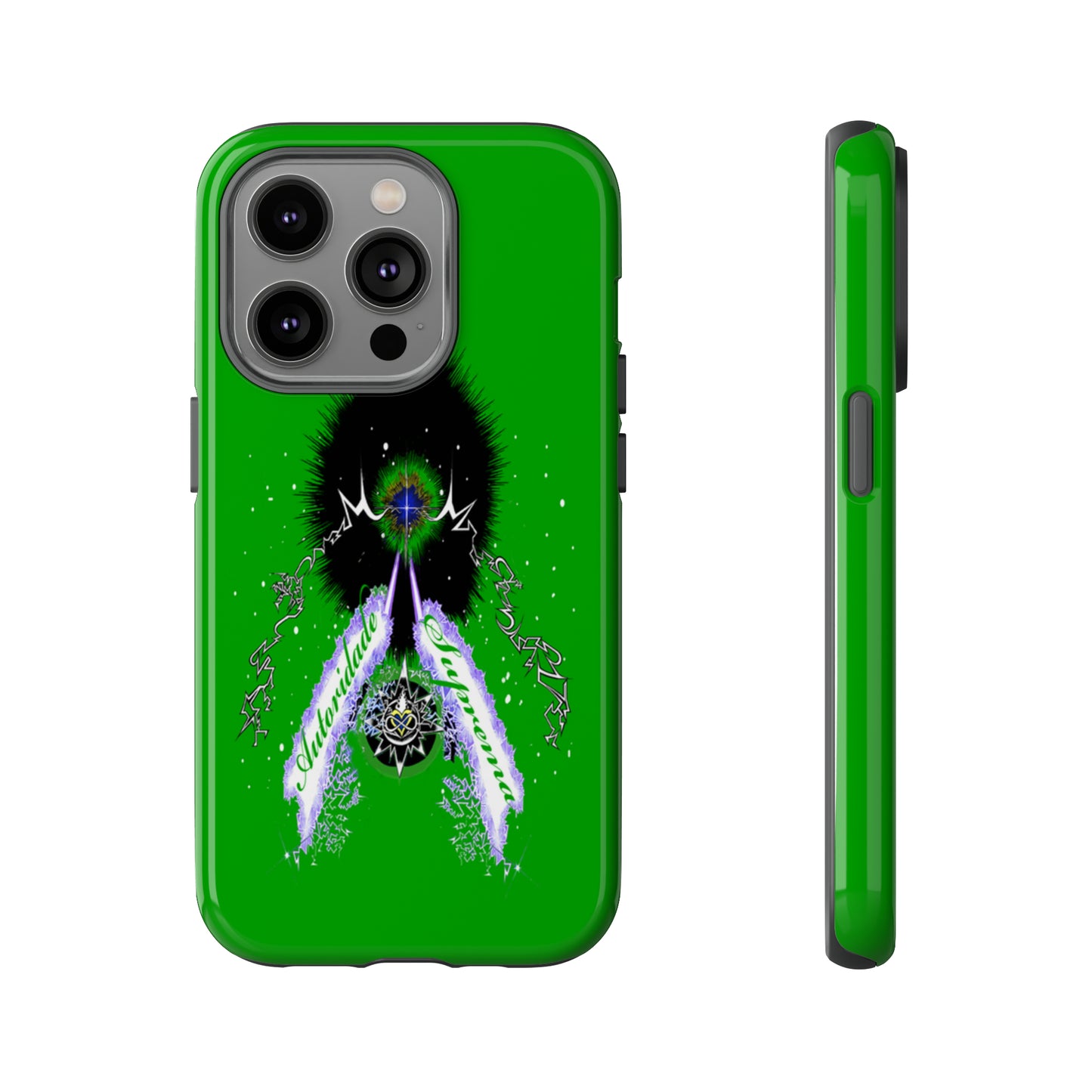 Autoridade Suprema  -Portuguese -Green-Iphone only! Tough Cases