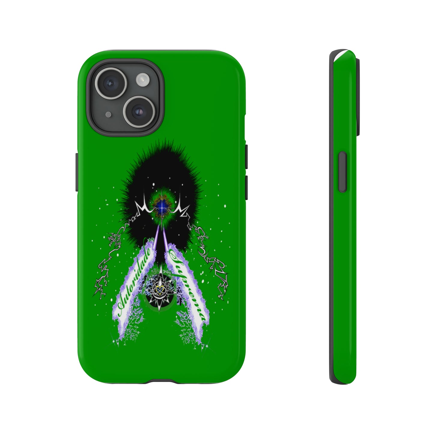 Autoridade Suprema  -Portuguese -Green-Iphone only! Tough Cases