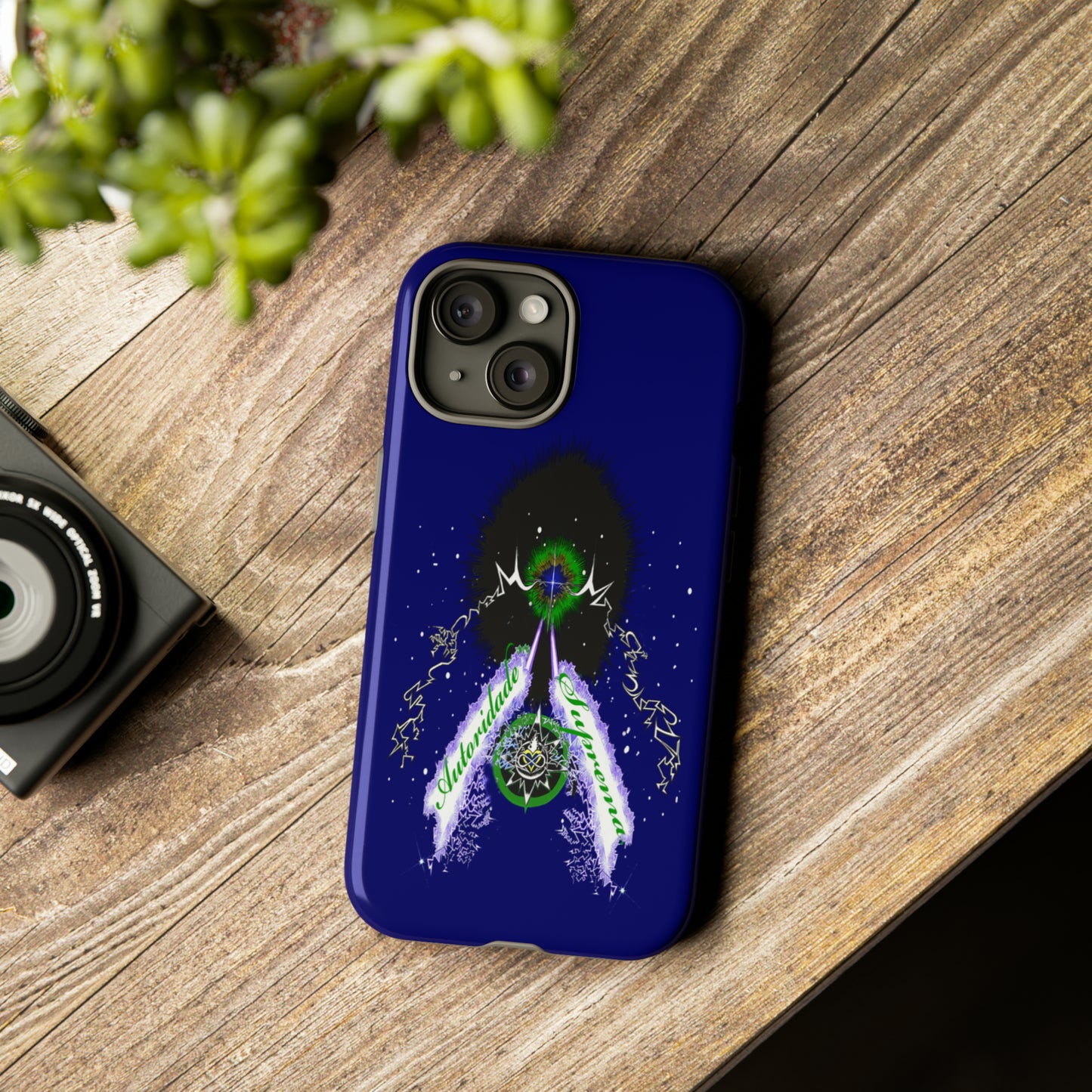 Autoridade Suprema- Portuguese -Drk blue Iphone only! -Tough Cases