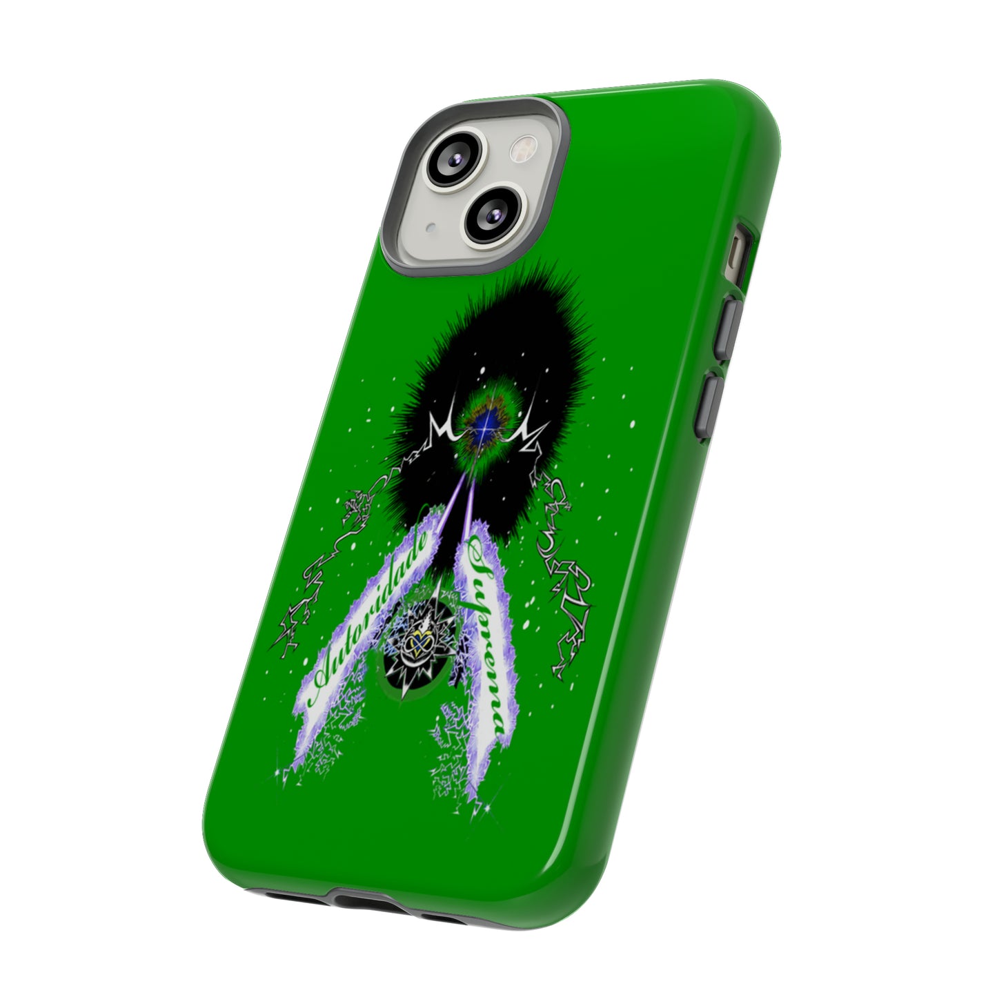 Autoridade Suprema  -Portuguese -Green-Iphone only! Tough Cases