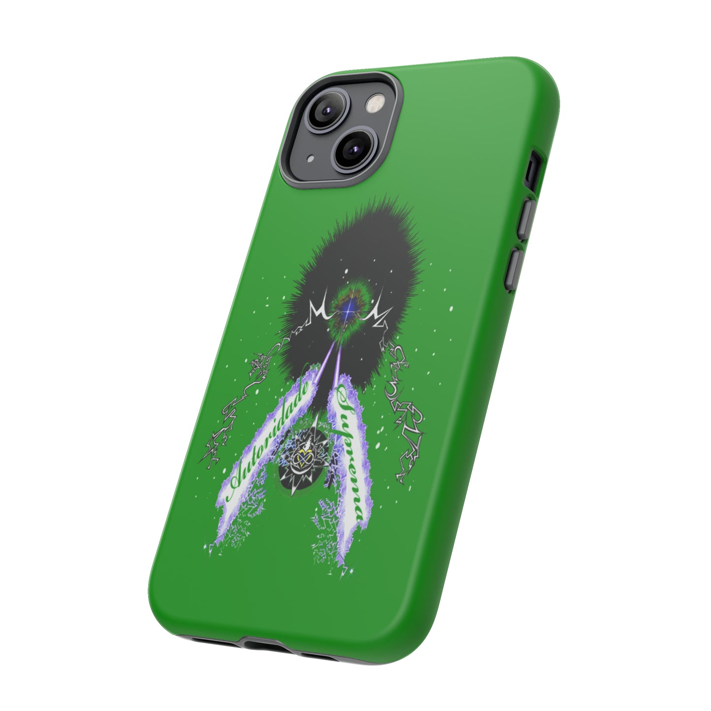 Autoridade Suprema  -Portuguese -Green-Iphone only! Tough Cases