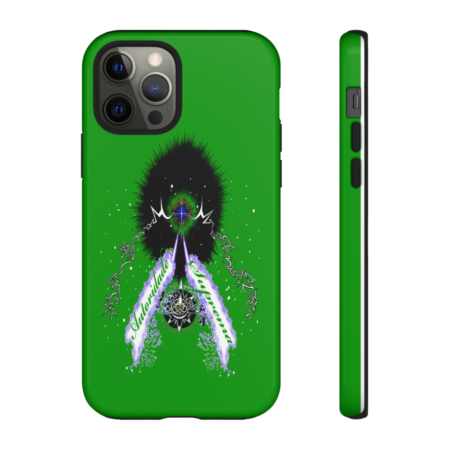 Autoridade Suprema  -Portuguese -Green-Iphone only! Tough Cases