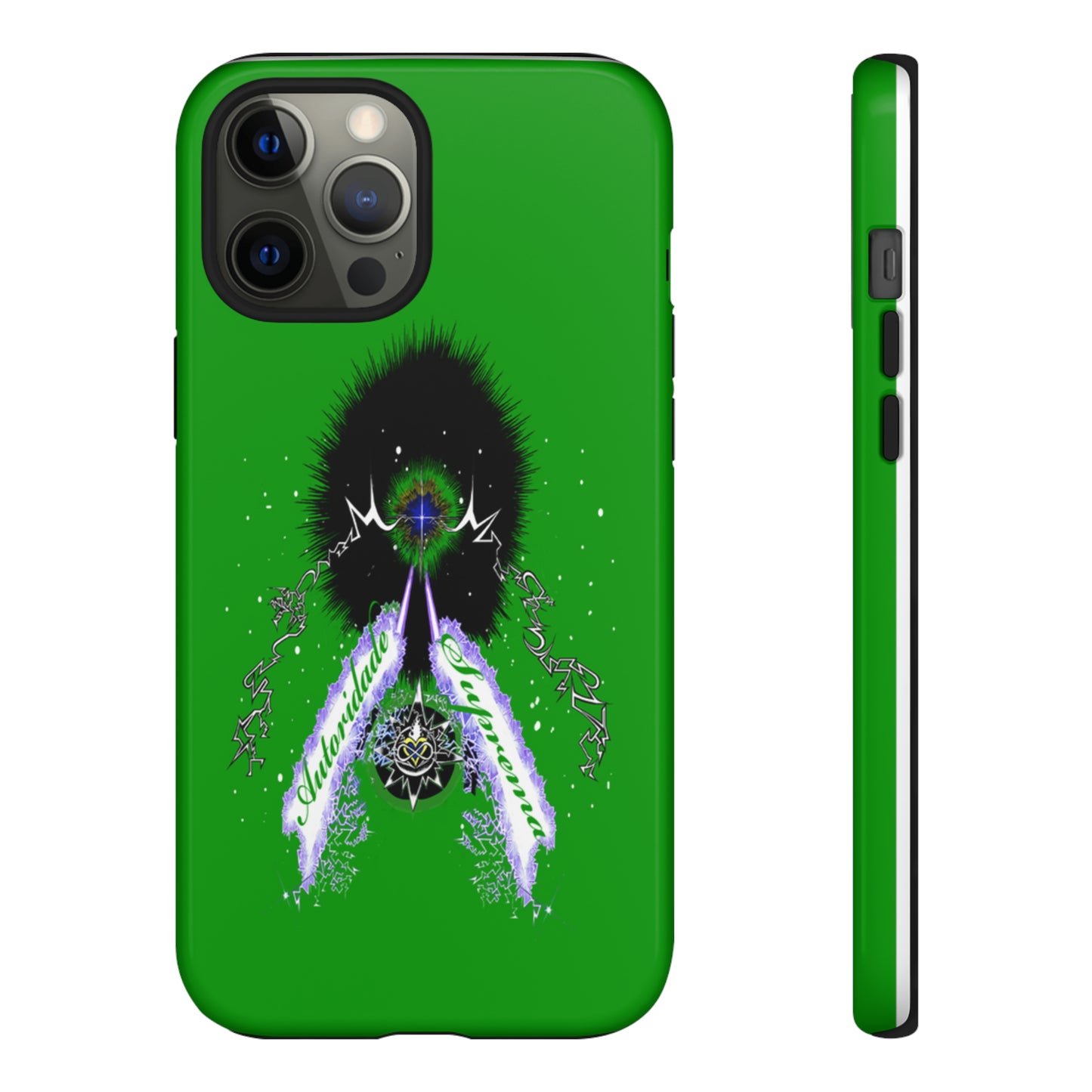 Autoridade Suprema  -Portuguese -Green-Iphone only! Tough Cases