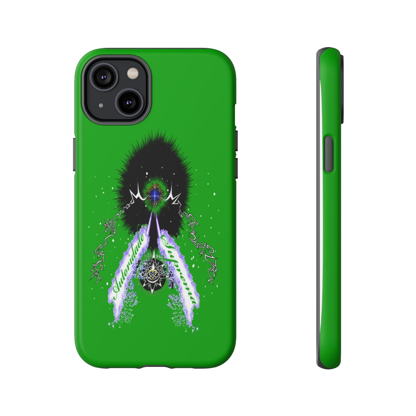 Autoridade Suprema  -Portuguese -Green-Iphone only! Tough Cases