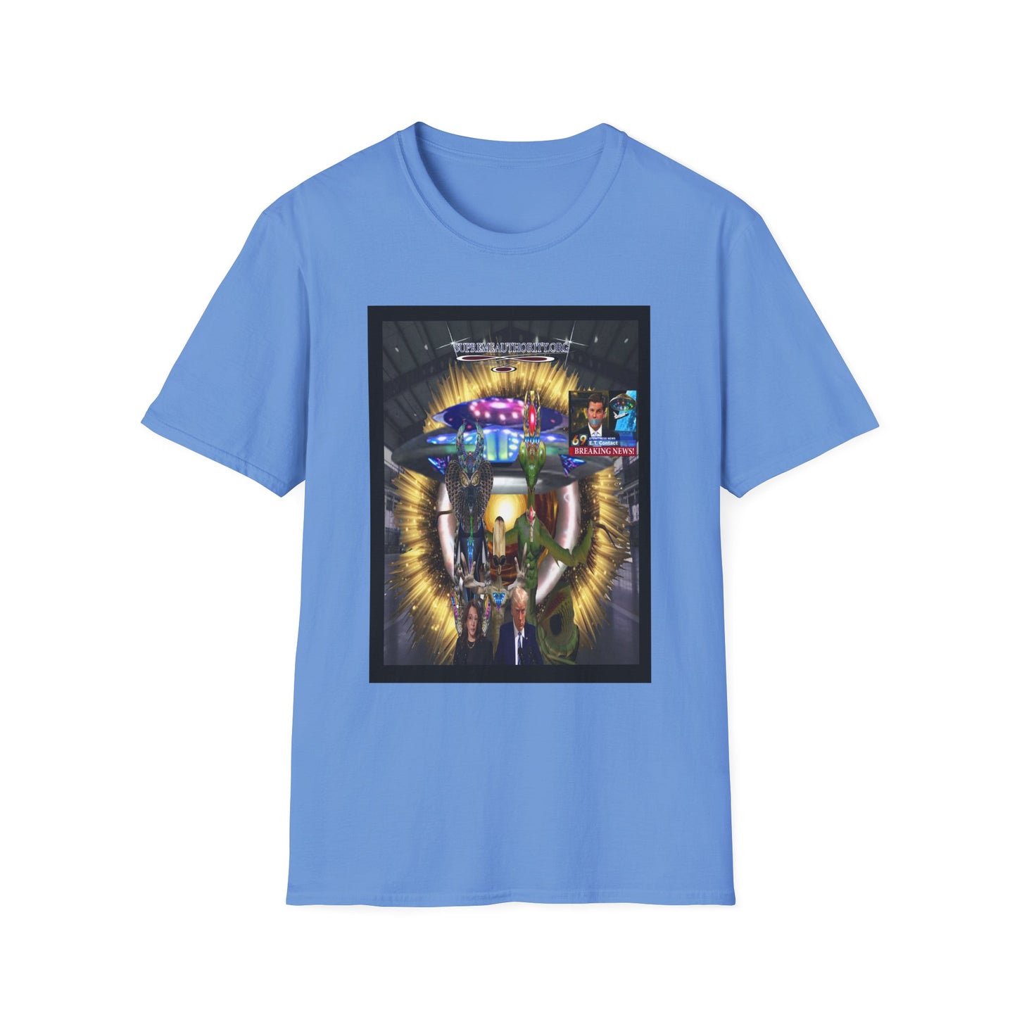 Alien Leaders Dark - Unisex Softstyle T-Shirt