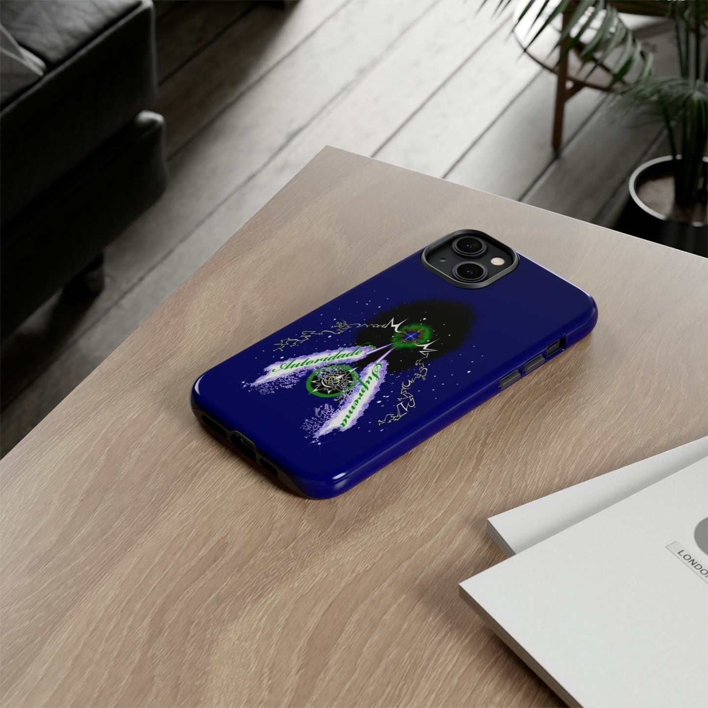 Autoridade Suprema- Portuguese -Drk blue Iphone only! -Tough Cases