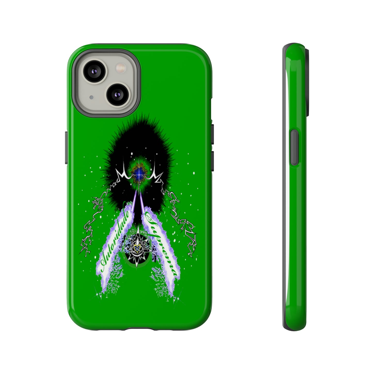 Autoridade Suprema  -Portuguese -Green-Iphone only! Tough Cases