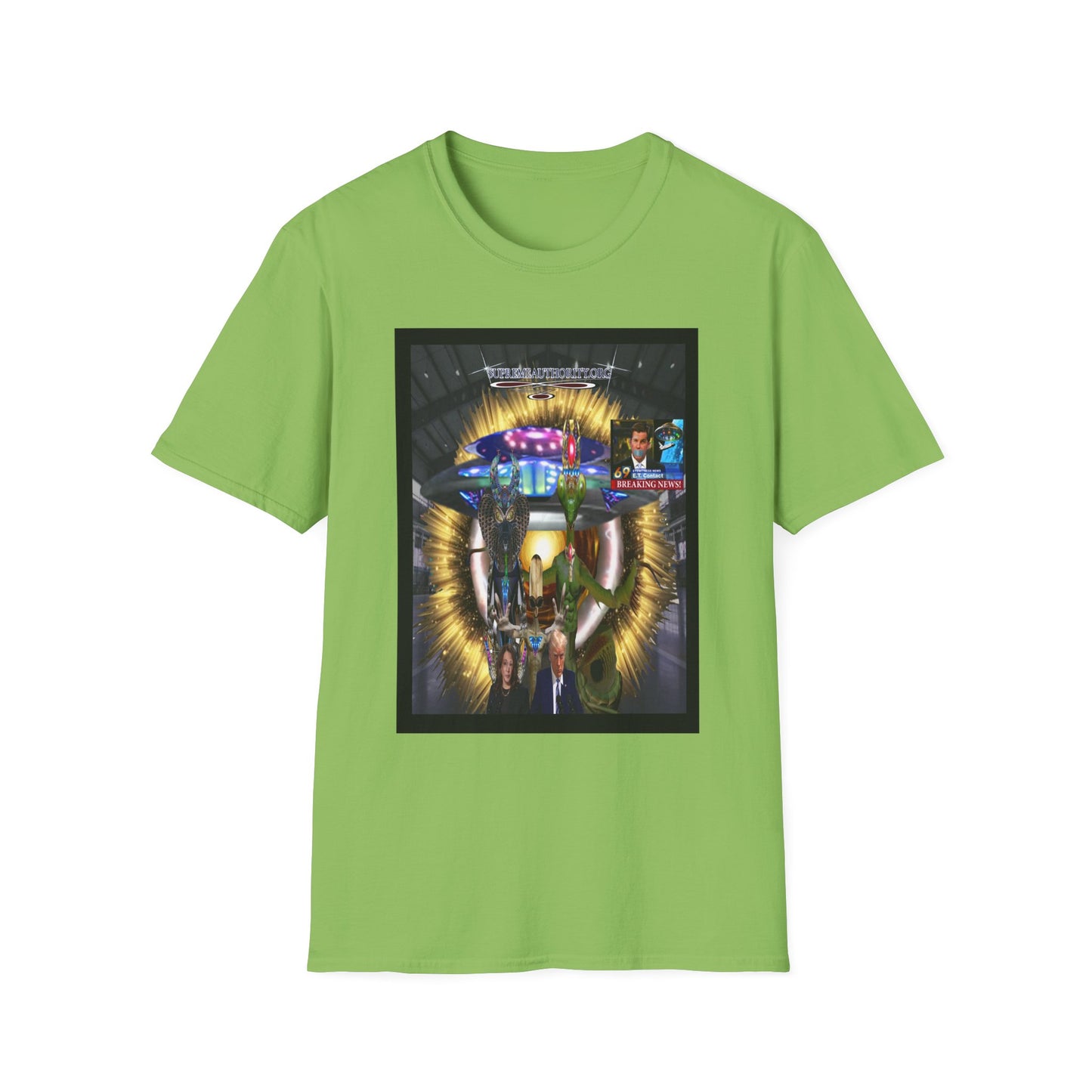 Alien Leaders Dark - Unisex Softstyle T-Shirt