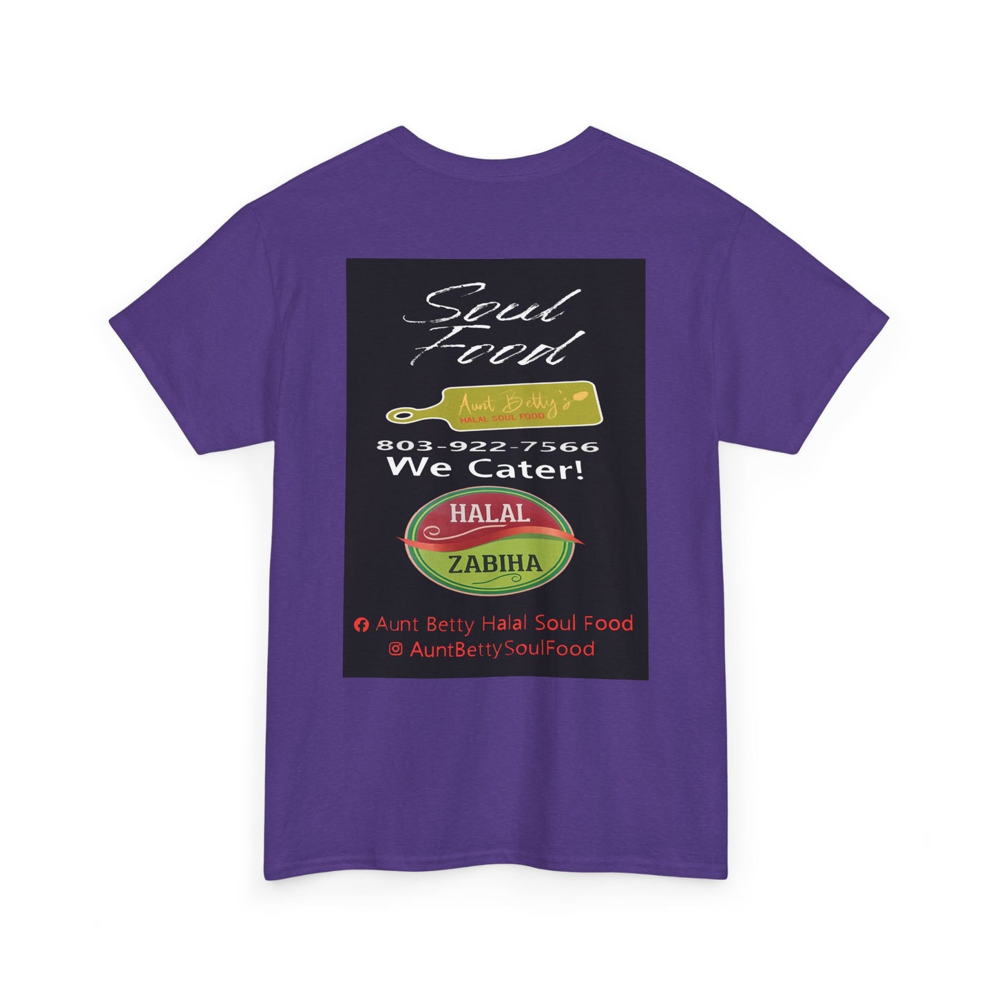 Aunt Betty's Soul Food Custom  - Unisex Heavy Cotton Tee