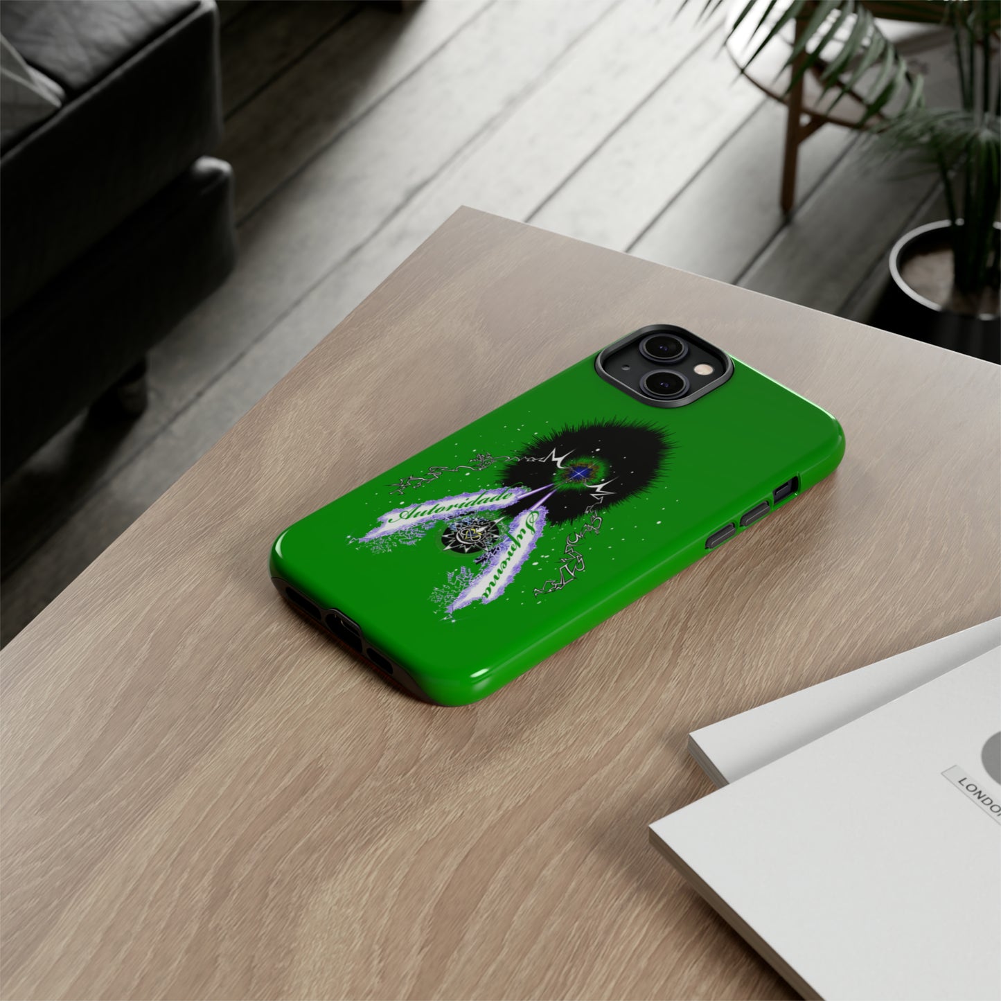 Autoridade Suprema  -Portuguese -Green-Iphone only! Tough Cases