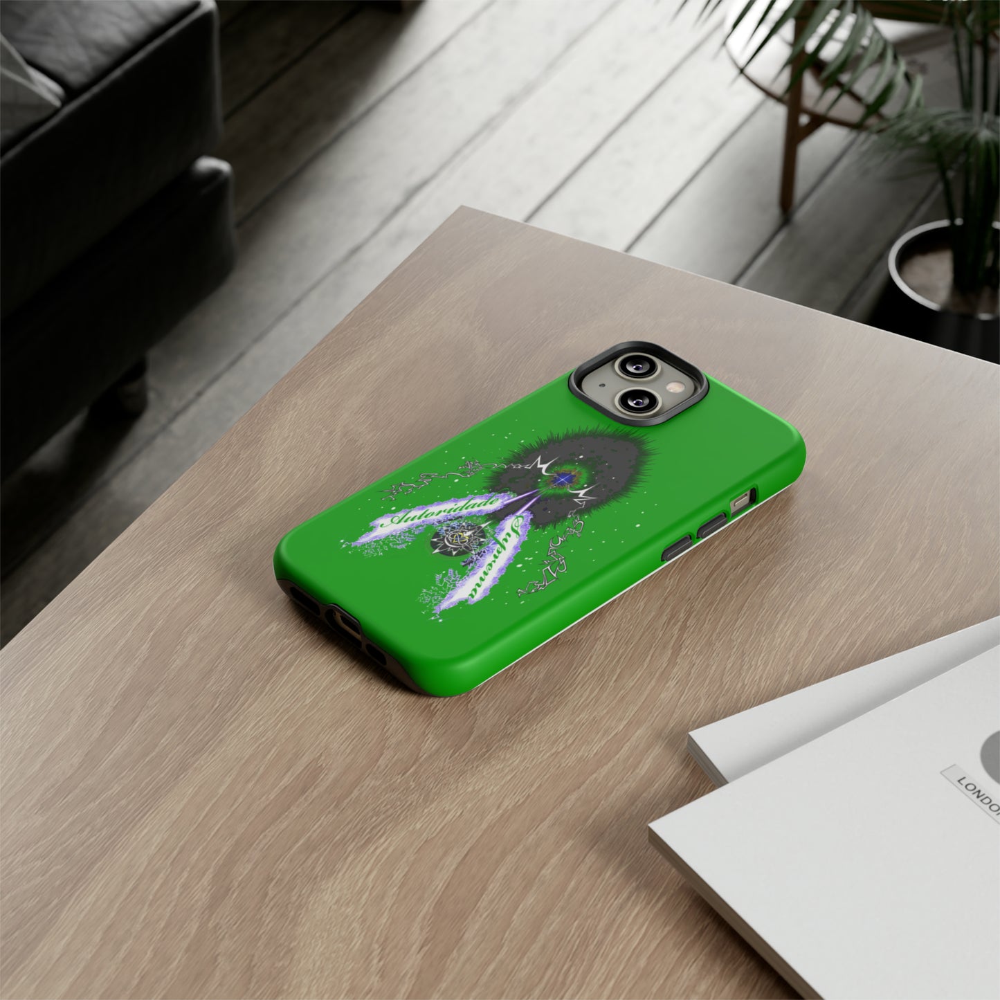 Autoridade Suprema  -Portuguese -Green-Iphone only! Tough Cases