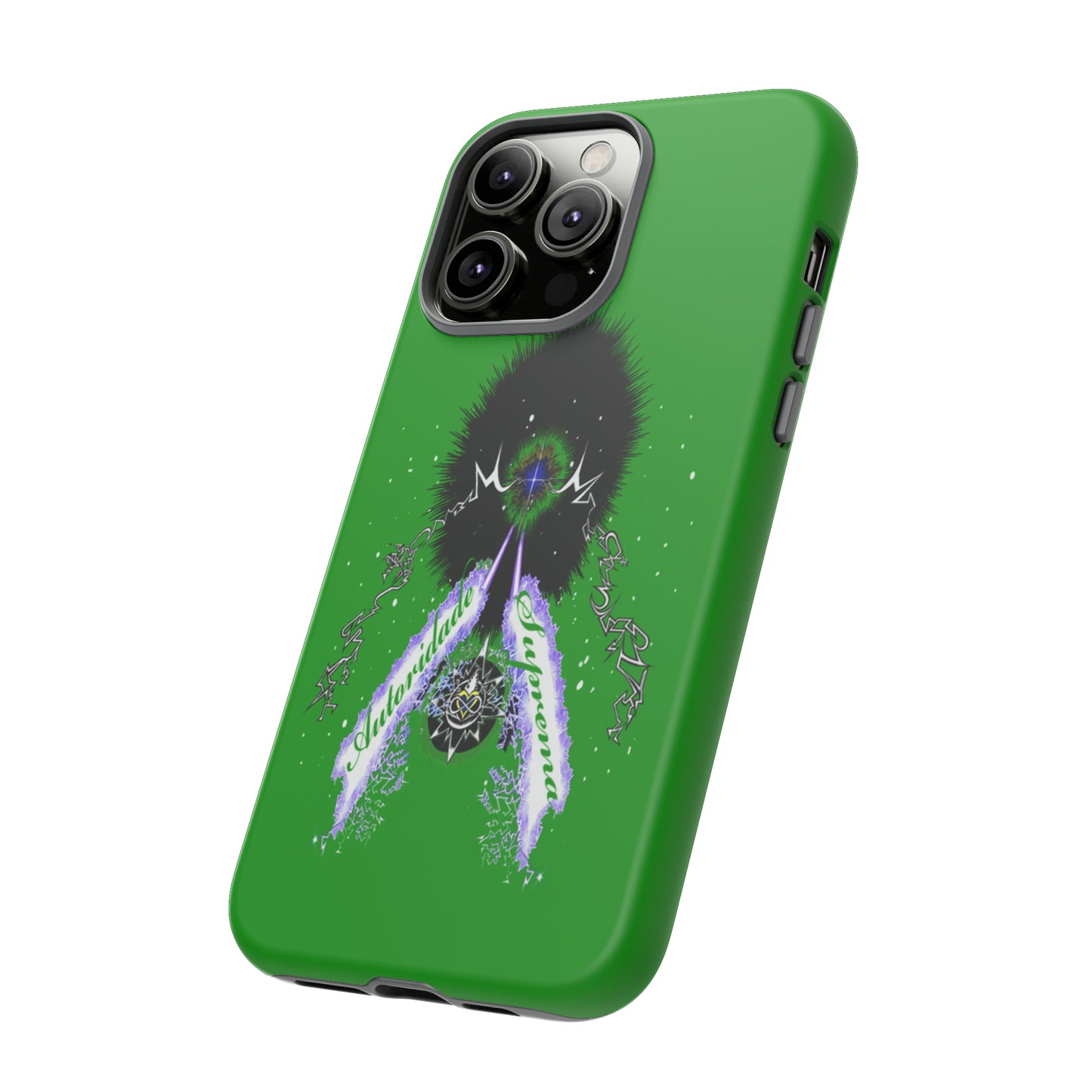 Autoridade Suprema  -Portuguese -Green-Iphone only! Tough Cases