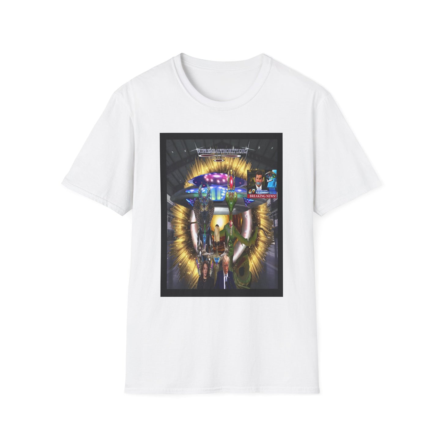 Alien Leaders Dark - Unisex Softstyle T-Shirt