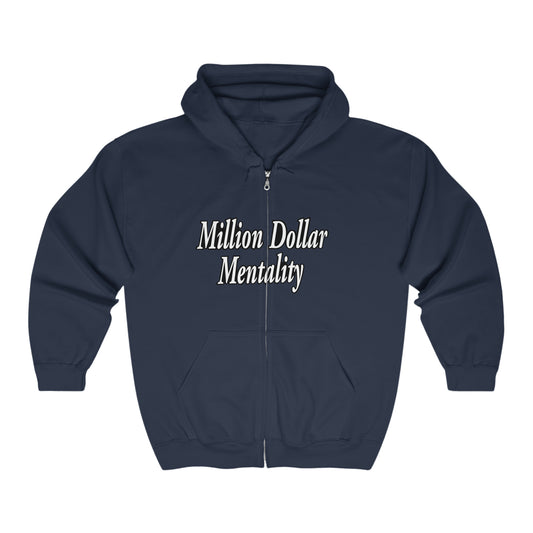 Copy of Million Dollar Mentality 2 -Unisex Heavy Blend™ Full Zip Hooded Sweatshirt