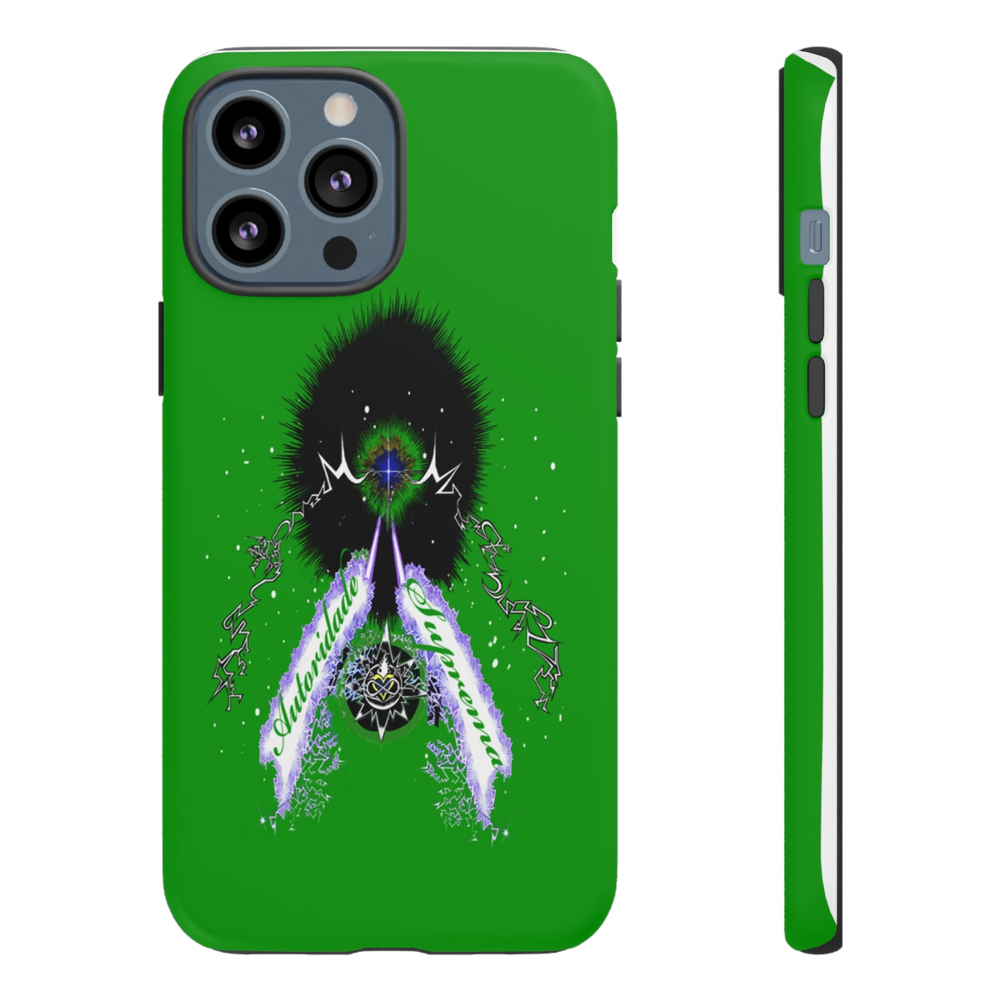 Autoridade Suprema  -Portuguese -Green-Iphone only! Tough Cases