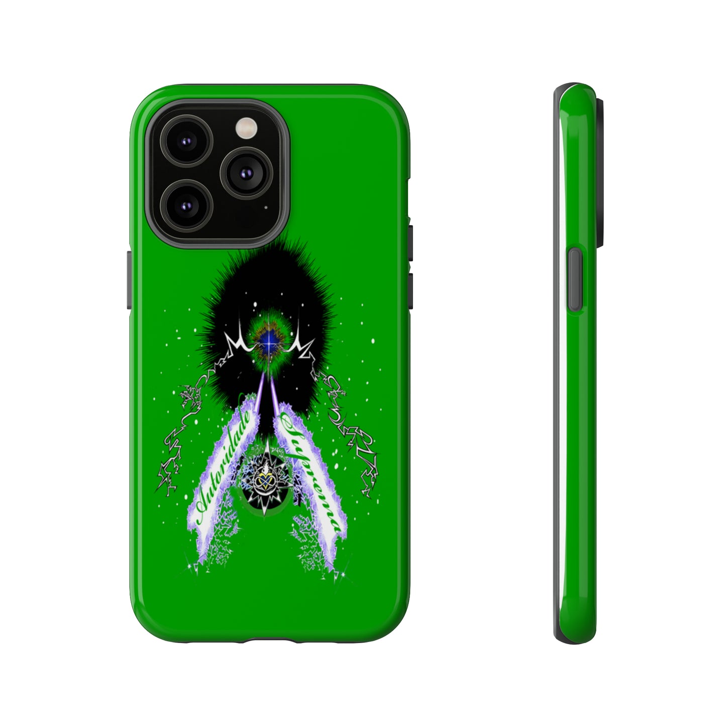 Autoridade Suprema  -Portuguese -Green-Iphone only! Tough Cases