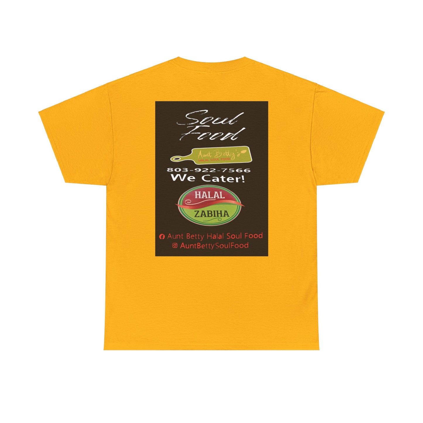 Aunt Betty's Soul Food Custom  - Unisex Heavy Cotton Tee