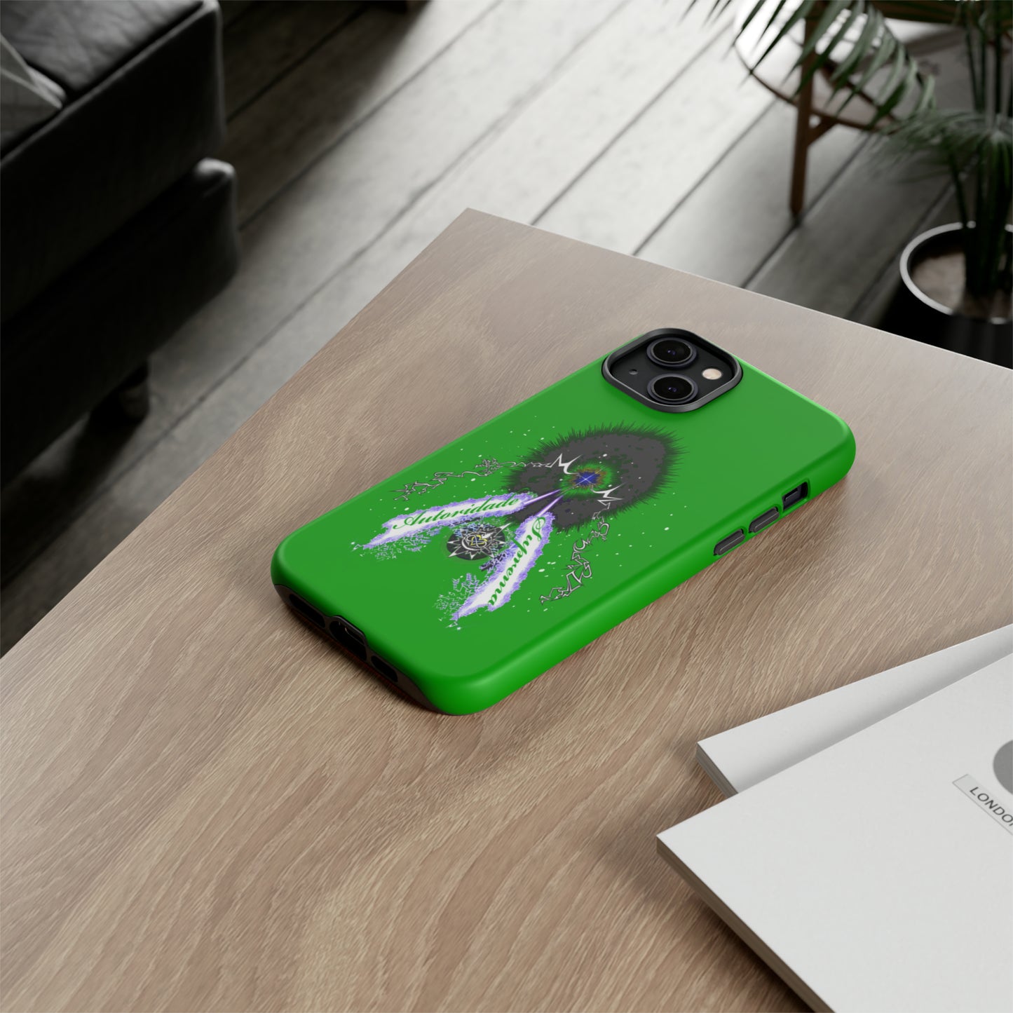 Autoridade Suprema  -Portuguese -Green-Iphone only! Tough Cases