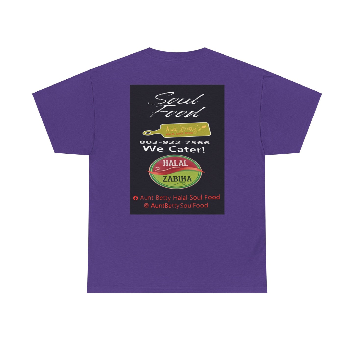 Aunt Betty's Soul Food Custom  - Unisex Heavy Cotton Tee