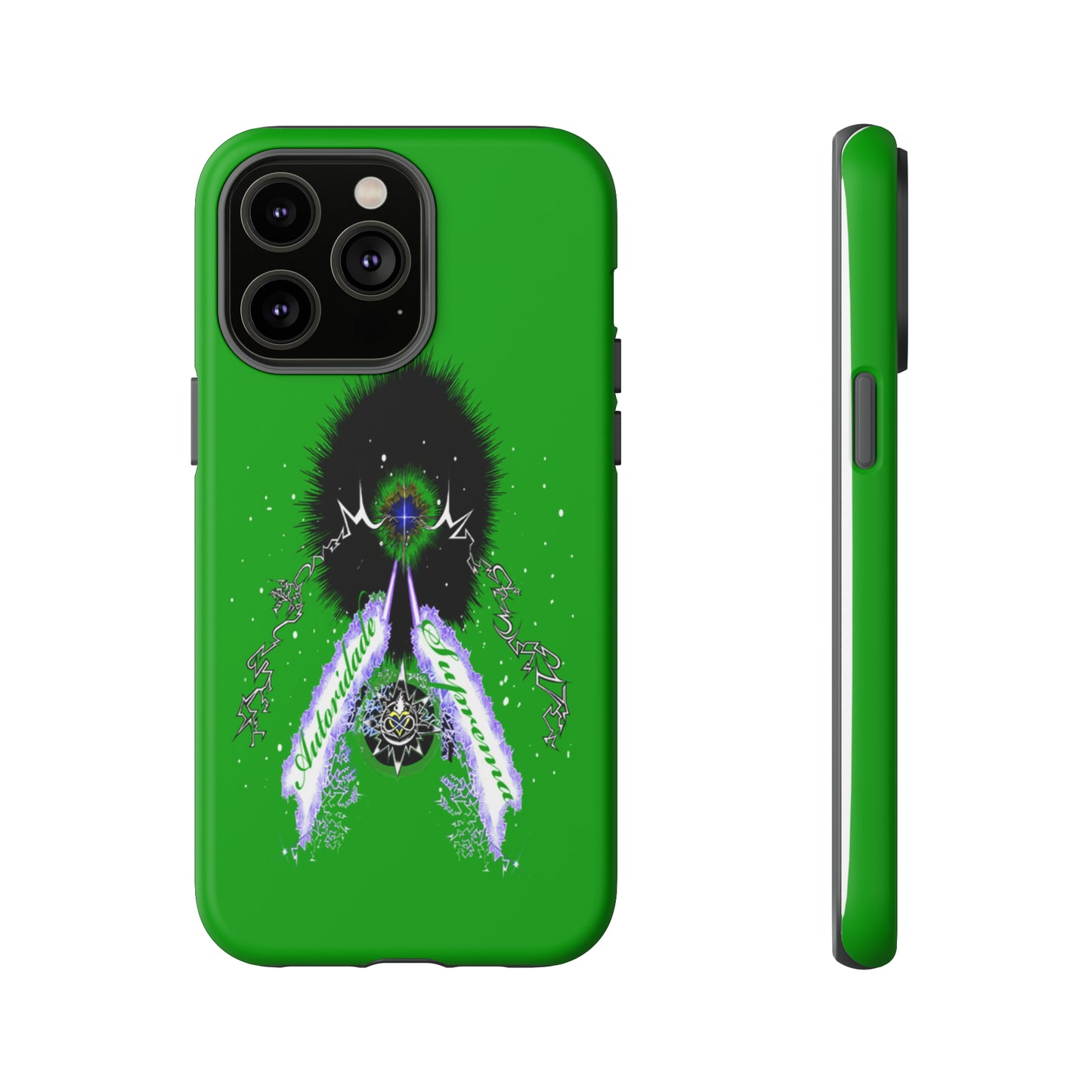 Autoridade Suprema  -Portuguese -Green-Iphone only! Tough Cases