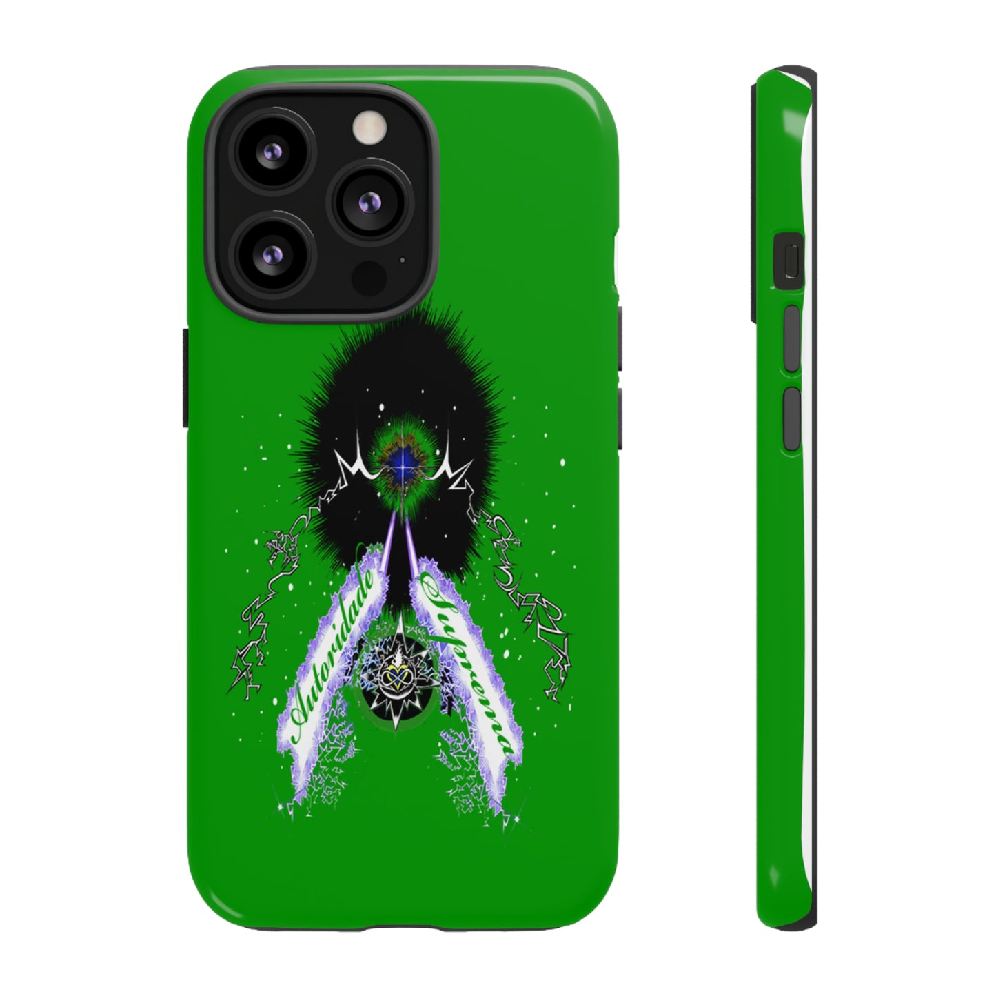 Autoridade Suprema  -Portuguese -Green-Iphone only! Tough Cases