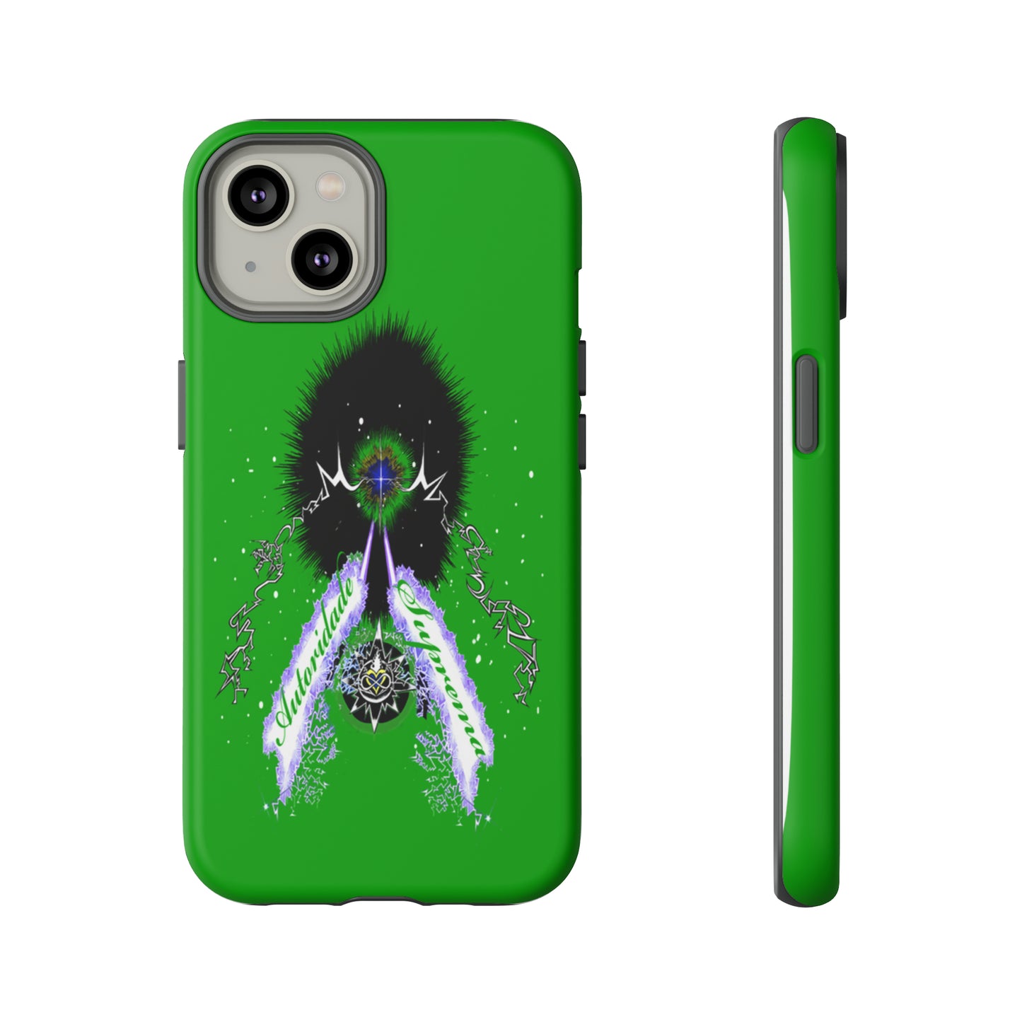 Autoridade Suprema  -Portuguese -Green-Iphone only! Tough Cases