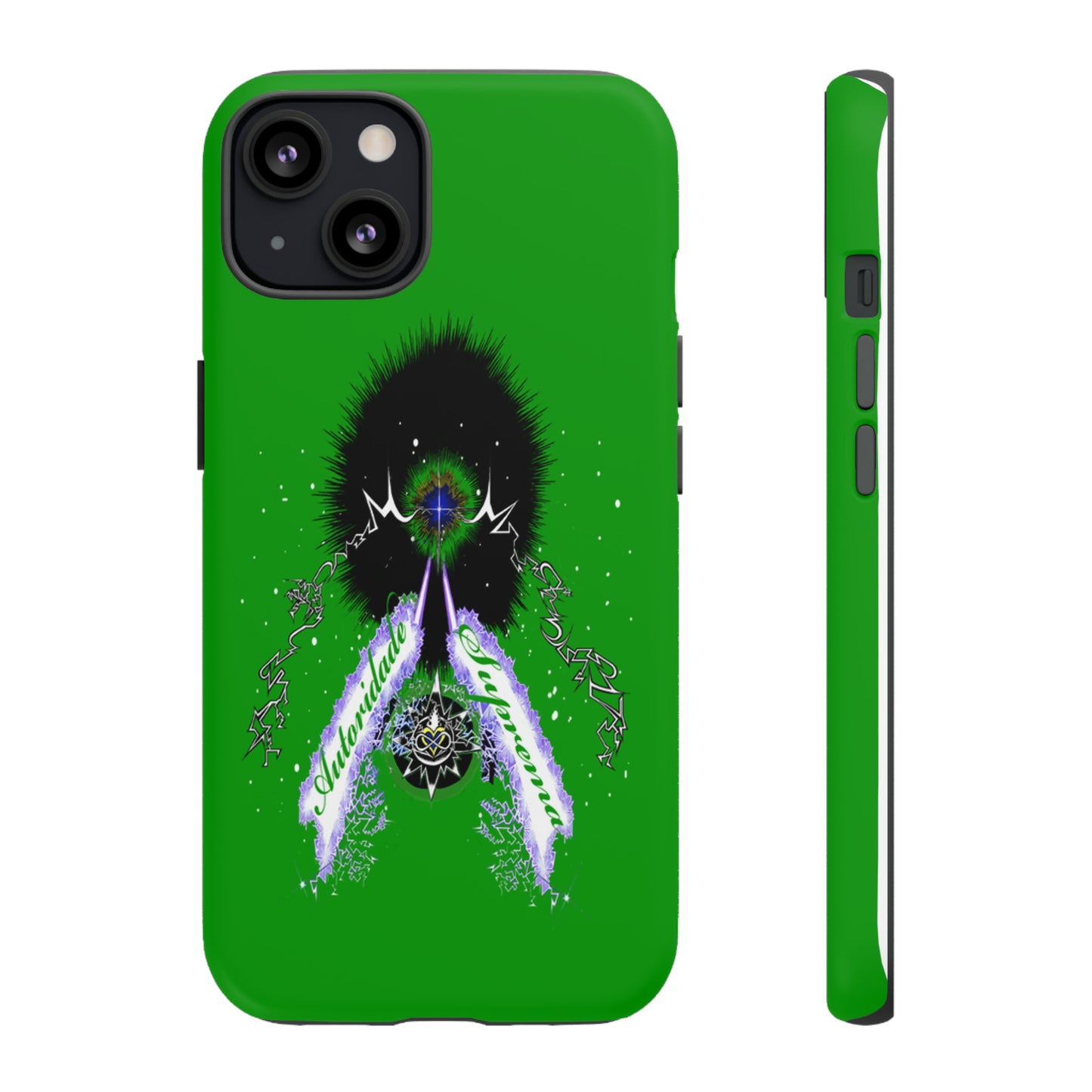 Autoridade Suprema  -Portuguese -Green-Iphone only! Tough Cases