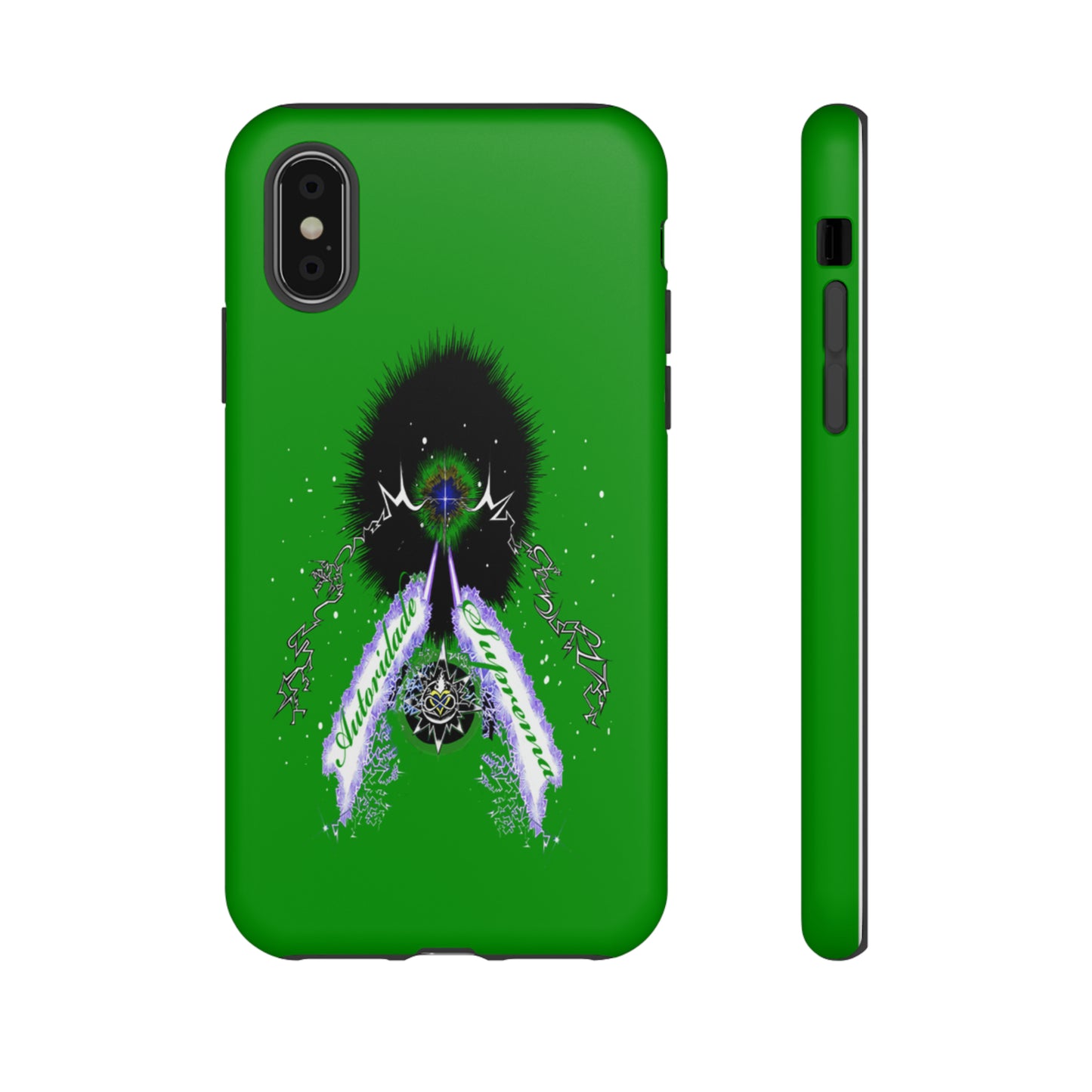 Autoridade Suprema  -Portuguese -Green-Iphone only! Tough Cases