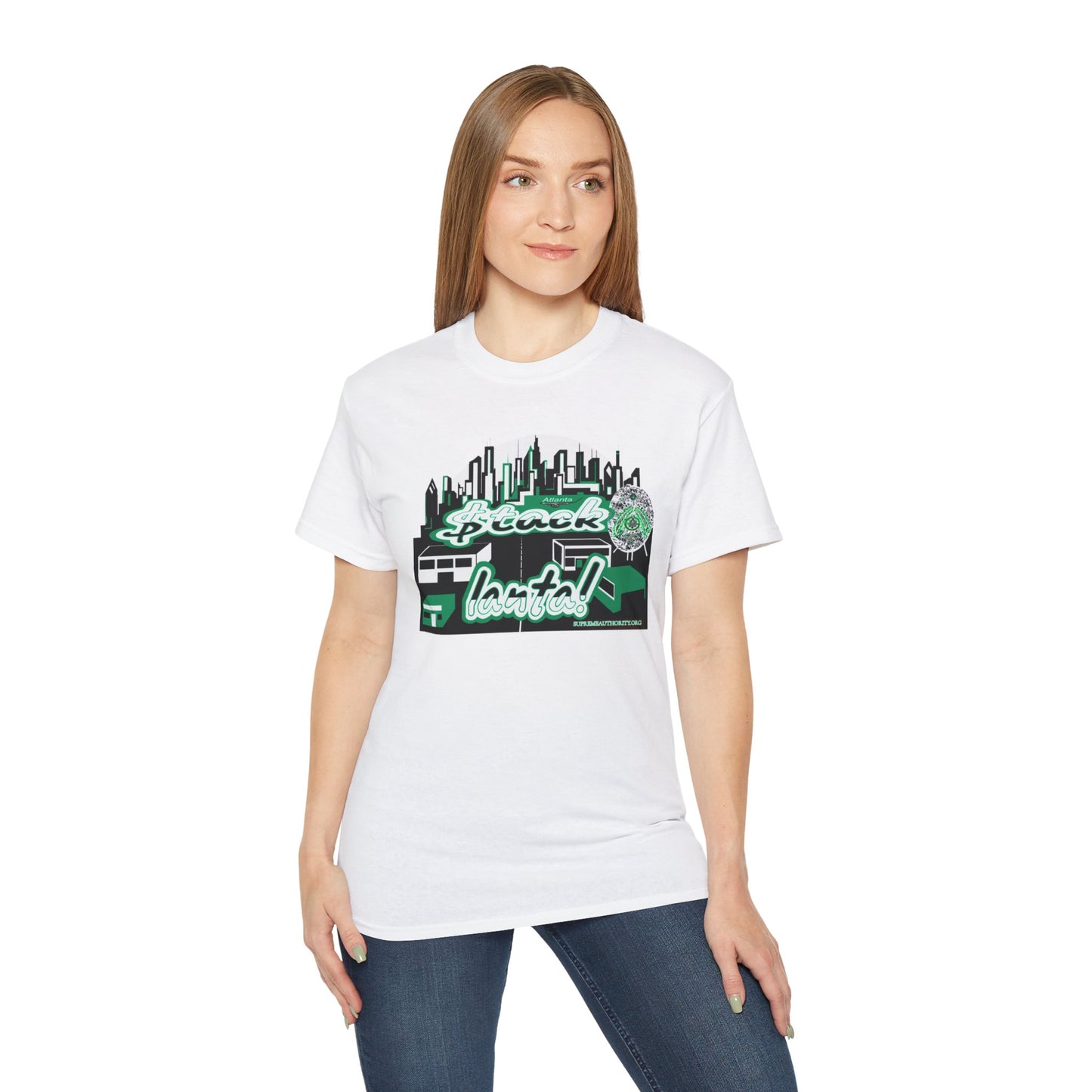 $tacklanta 2! remix Green Supreme Authority -Unisex Ultra Cotton Tee