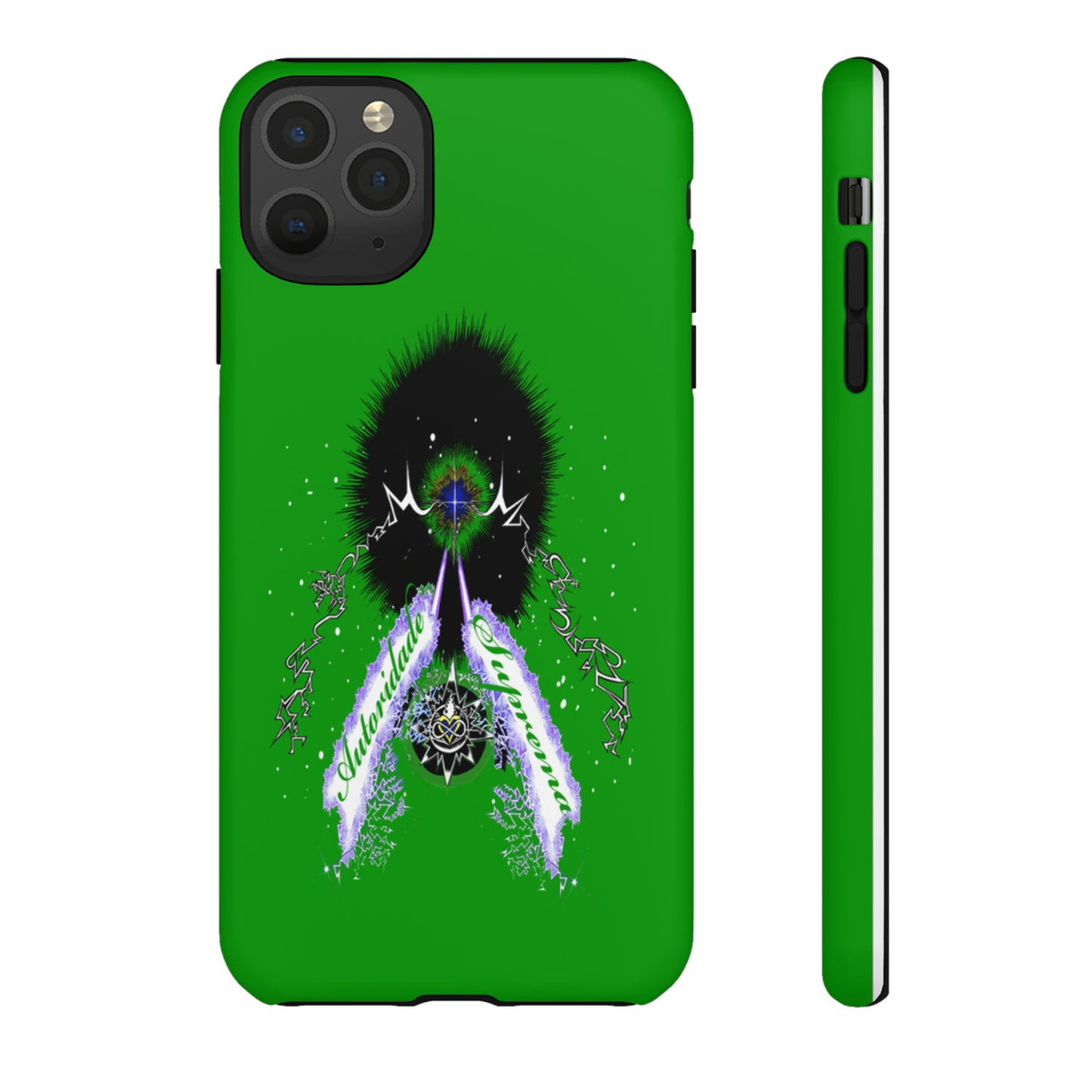 Autoridade Suprema  -Portuguese -Green-Iphone only! Tough Cases