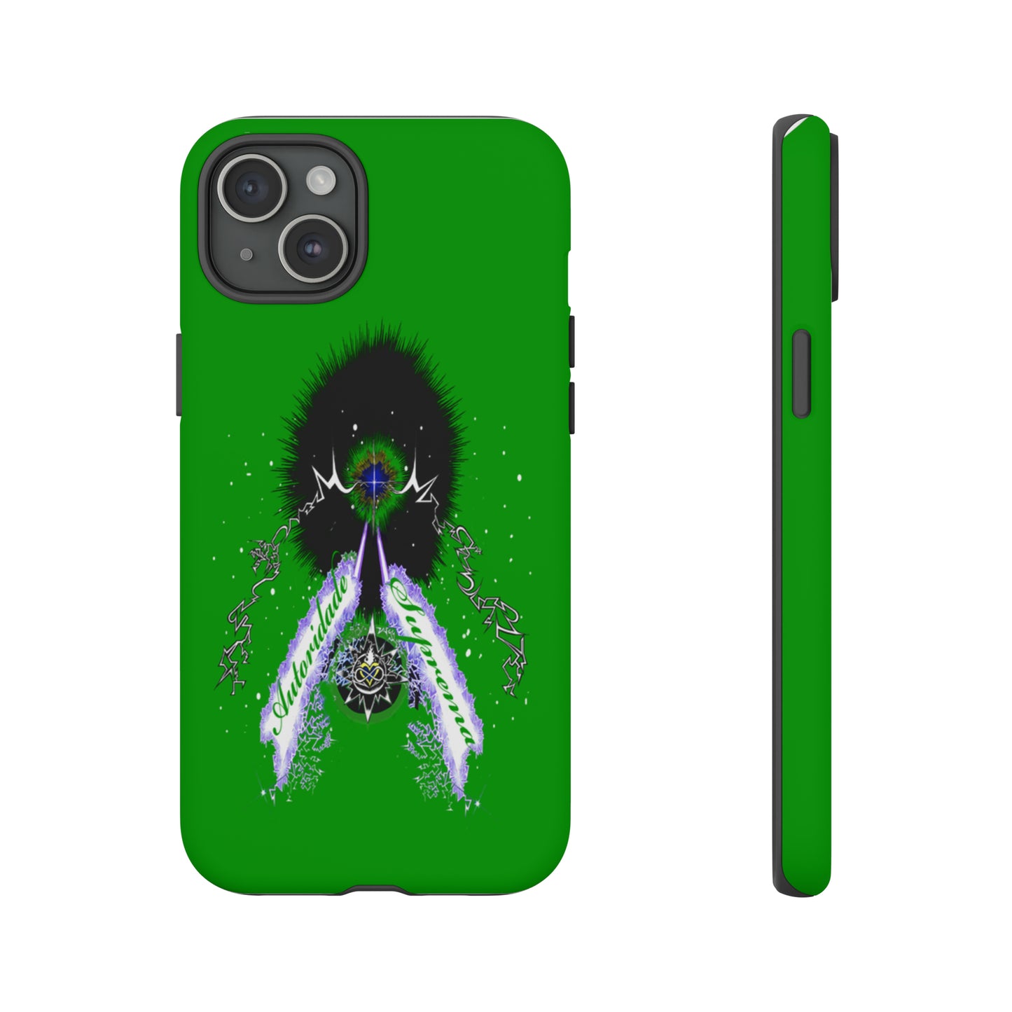 Autoridade Suprema  -Portuguese -Green-Iphone only! Tough Cases